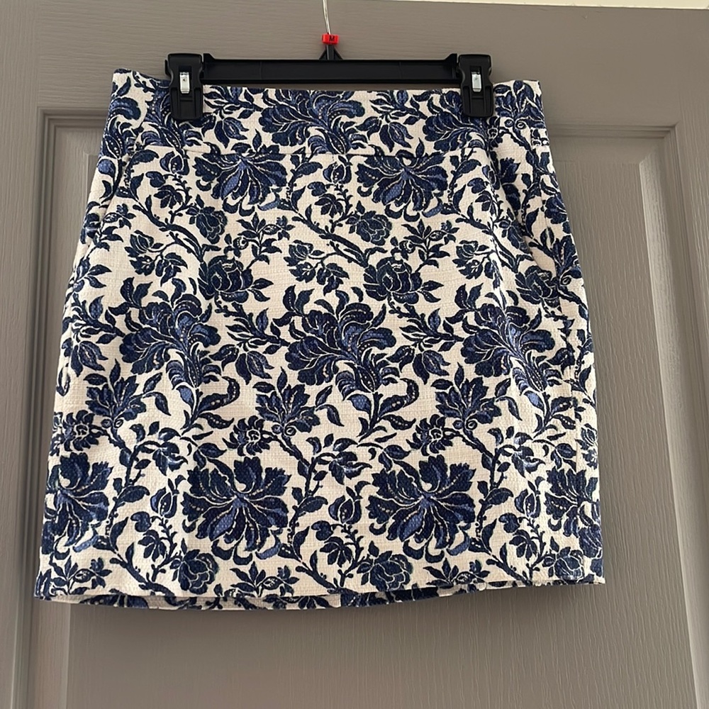 Ann Taylor Floral Mini Skirt